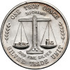 USA. Medal / 1 uncja, srebrna moneta „Eagle & Flag” - 1 Oz .999