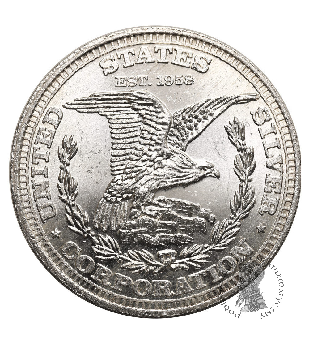 USA. Medal / 1 uncja 1974, "Corporation World Trade and Commerce” - 1 Oz .999