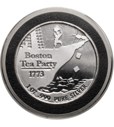 USA. Medal / 1 Ounce "Boston Tea Party 1773” - 1 Oz .999