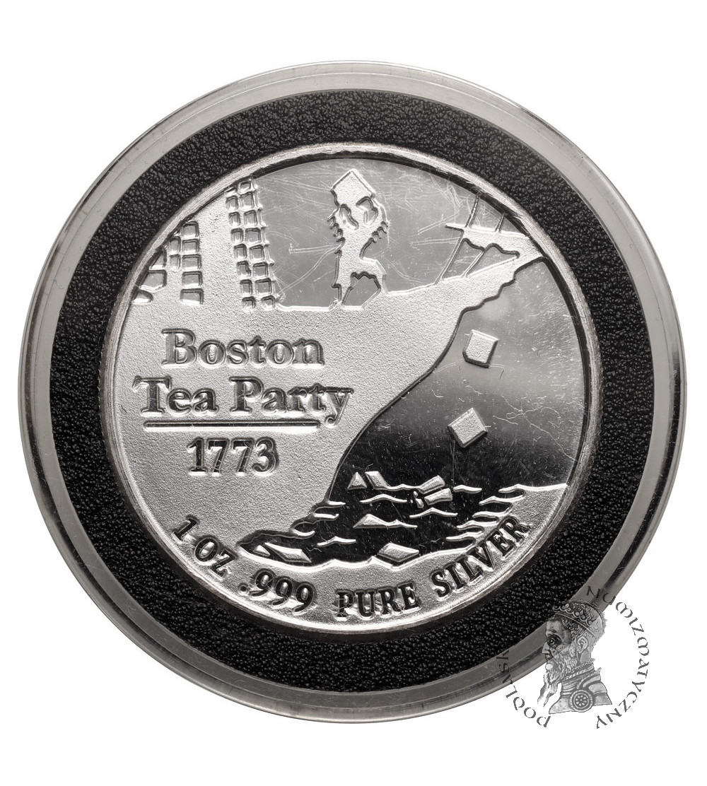 USA. Medal / 1 uncja, "Boston Tea Party 1773” - 1 Oz .999