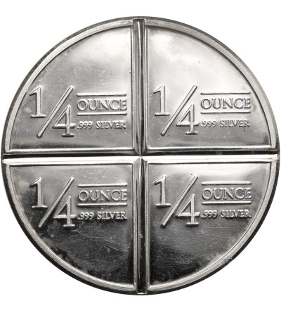 USA. Medal / 1 uncja, "Stagecoach” - Dyliżans- 1 Oz .999