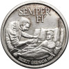 USA. Medal / 1 Ounce 1983 “Semper Fi” (“Semper Fidelis”) - Marines  - 1 Oz .999
