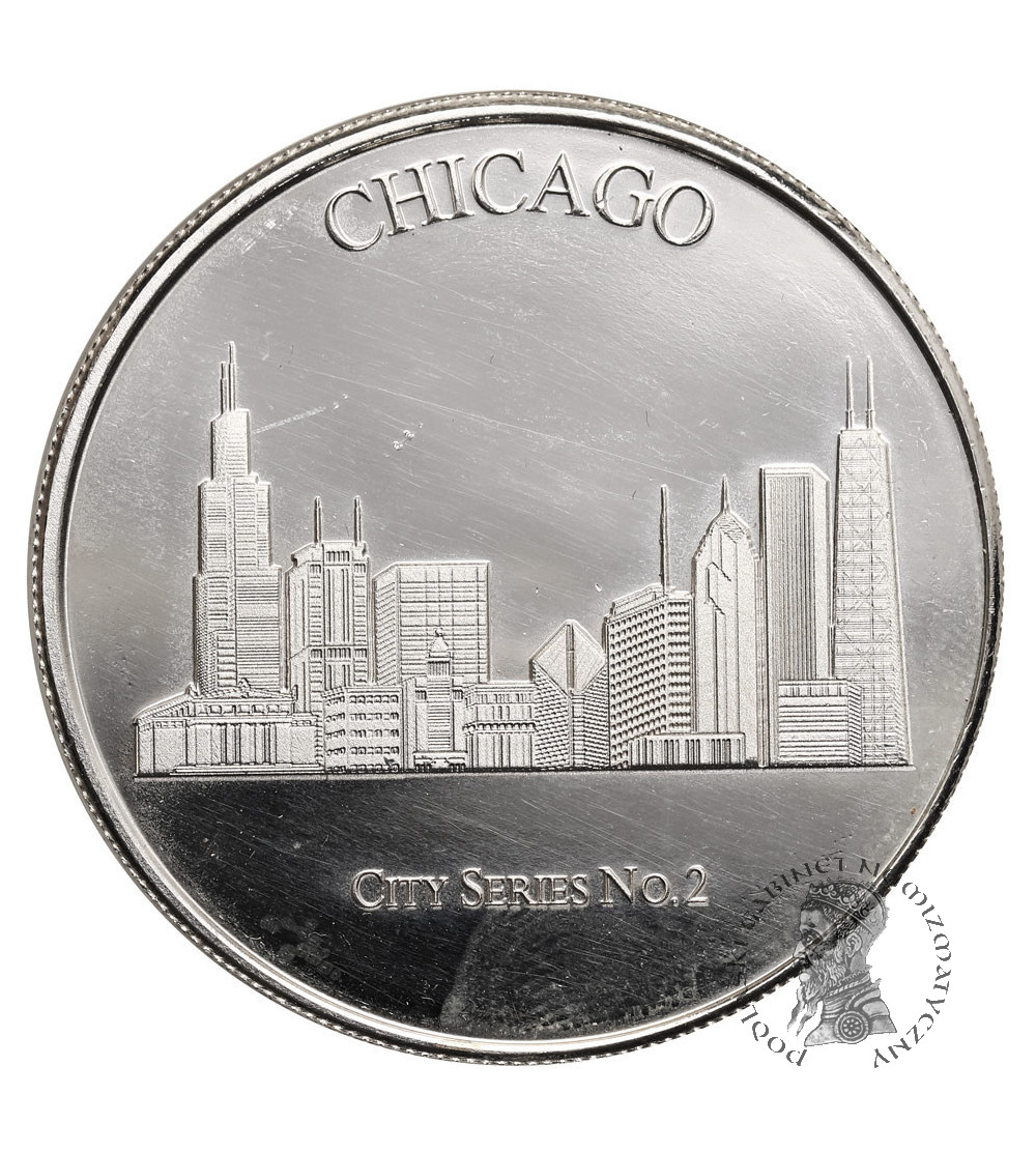 USA. Medal / 1 uncja "Mid States Recycling & Refining" Chicago, Illinois - 1 Oz .999
