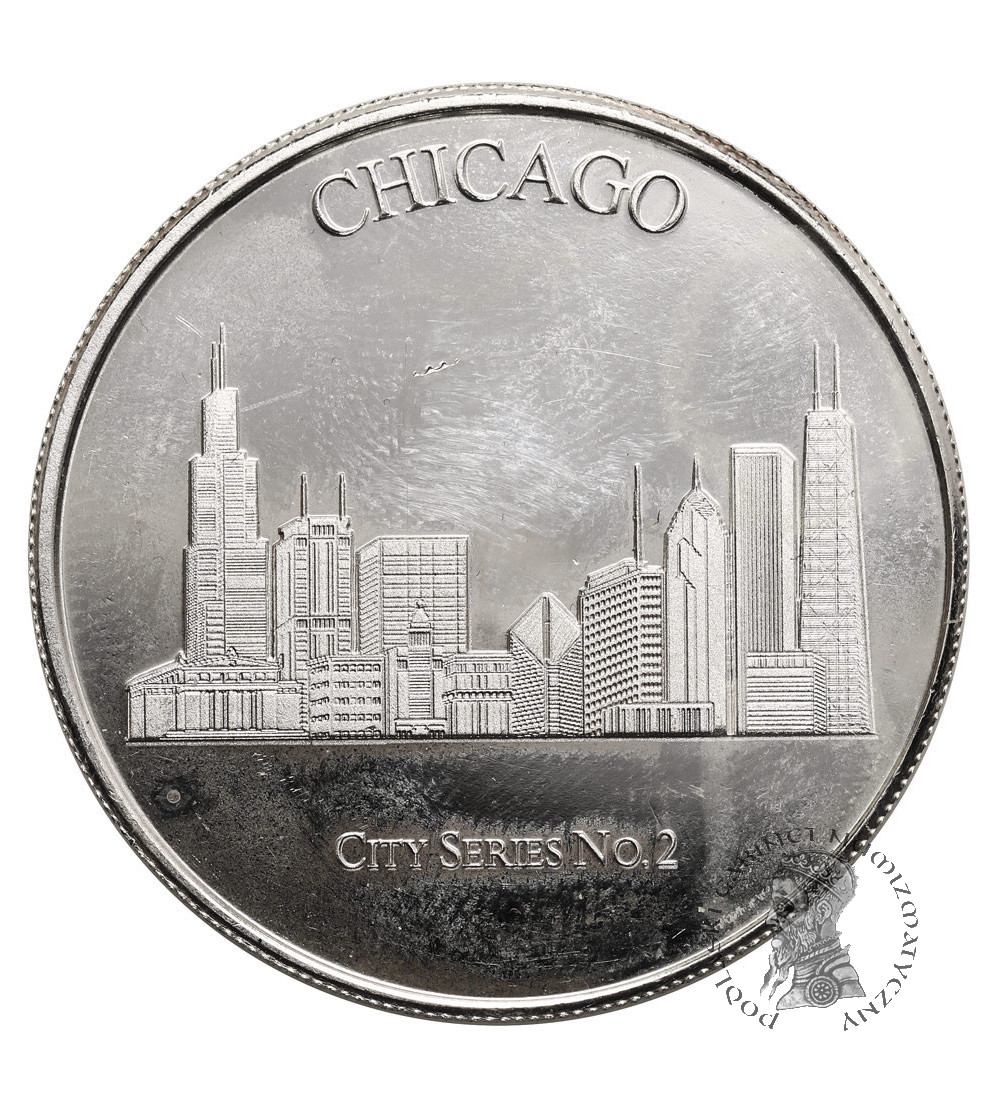 USA. Medal / 1 uncja "Mid States Recycling & Refining" Chicago, Illinois - 1 Oz .999