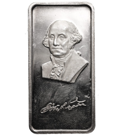 USA. Medal / 1 Ounce “George Washington - First American President”, Hamilton Mint - 1 Oz .999
