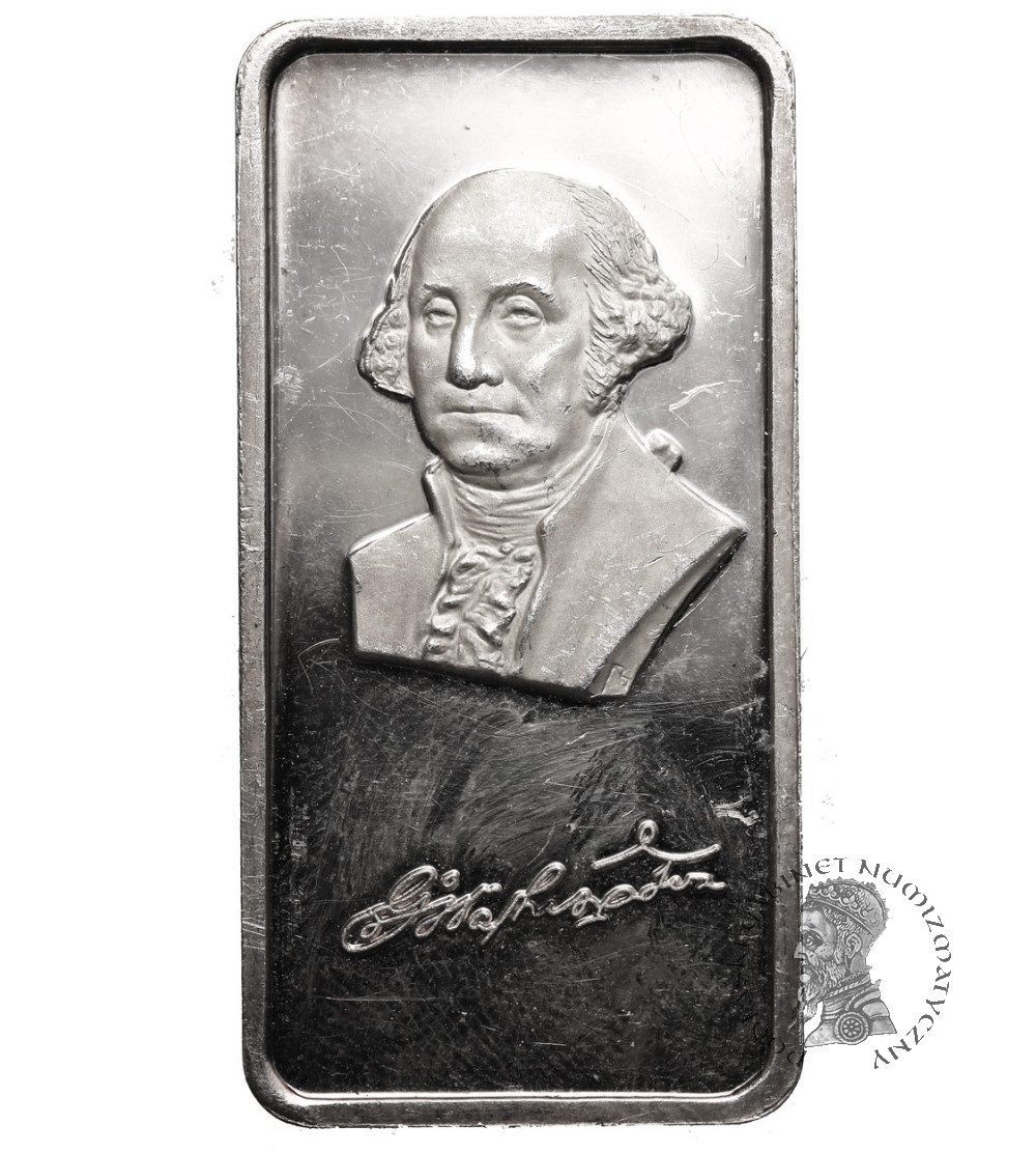 USA. Medal / 1 uncja "Jerzy Washington - Pierwszy Amerykański Prezydent”, Hamilton Mint - 1 Oz .999