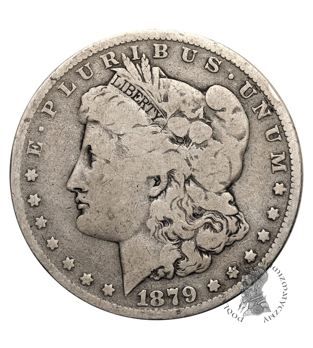 USA. Morgan dolar 1879, Filadelfia