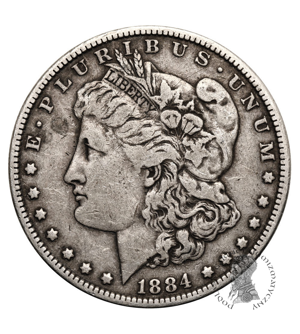 USA. Morgan Dollar 1884, Philadelphia