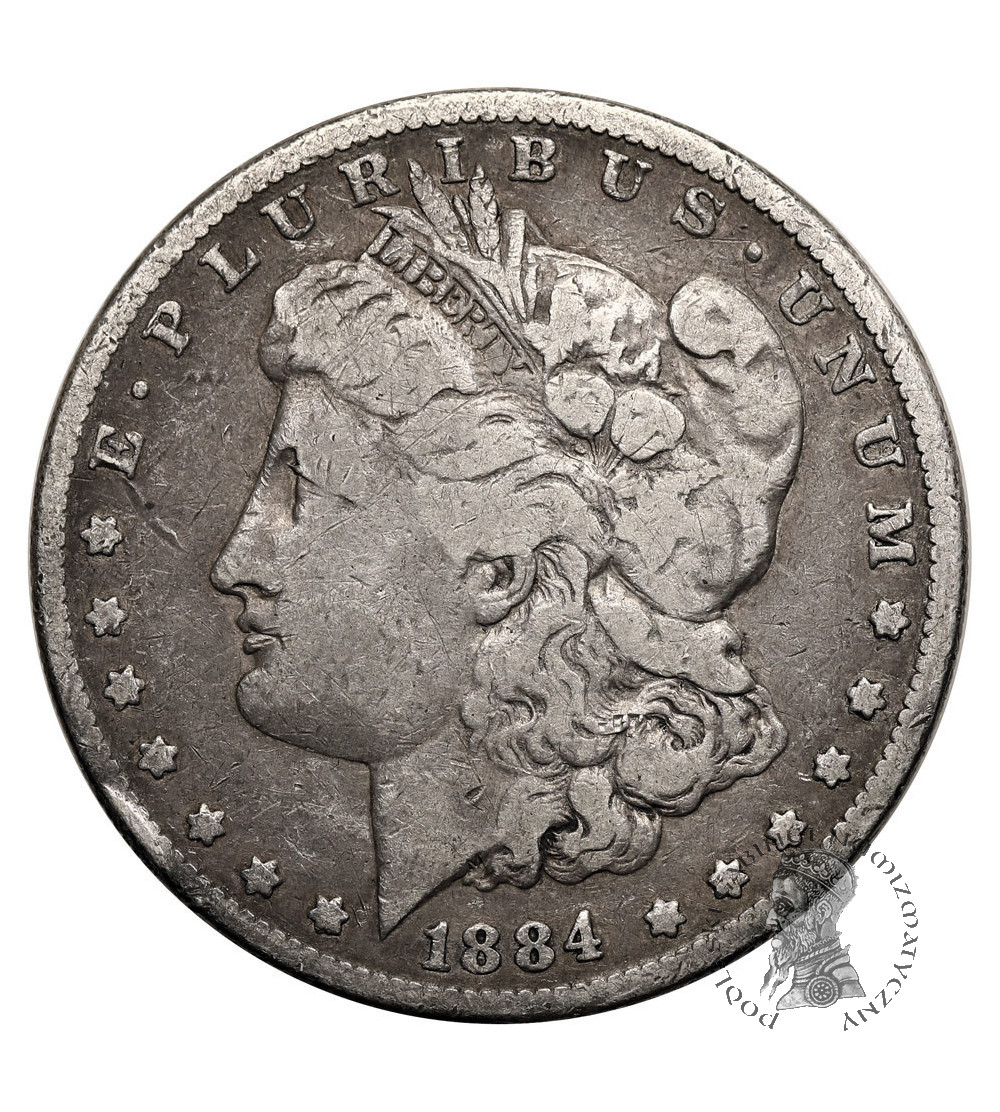 USA. Morgan Dollar 1884, Philadelphia