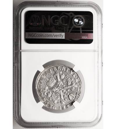 Niderlandy Hiszpańskie, Brabancja (Belgia). Albert i Izabela 1598-1621. 1/4 talara (Patagona) bez daty, Antwerpia - NGC MS 61