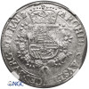 Niderlandy Hiszpańskie, Brabancja (Belgia). Albert i Izabela 1598-1621. 1/4 talara (Patagona) bez daty, Antwerpia - NGC MS 61