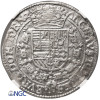 Spanish Netherlands. Albert and Isabelle, 1598-1621. 1/4 Thaler / Patagon ND, Tornai / Doornik Mint - NGC MS 61