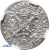 Spanish Netherlands. Albert and Isabelle, 1598-1621. 1/4 Thaler / Patagon ND, Tornai / Doornik Mint - NGC AU 58