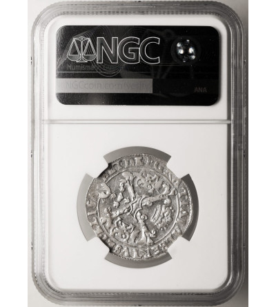 Niderlandy Hiszpańskie, Albert i Izabela 1598-1621. 1/4 talara (Patagona) bez daty, Tornai / Doornik - NGC AU 58