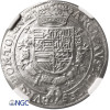 Niderlandy Hiszpańskie, Albert i Izabela 1598-1621. 1/4 talara (Patagona) bez daty, Tornai / Doornik - NGC AU 58