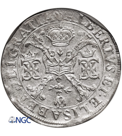 Spanish Netherlands, Brabant (Belgie). Albert and Isabelle 1598-1621. Thaler (Patagon) no date, Antwerp mint - NGC MS 62