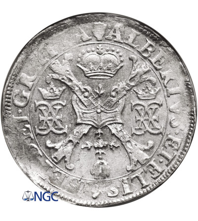 Spanish Netherlands, Brabant (Belgie). Albert and Isabelle 1598-1621. Thaler (Patagon) no date, Antwerp mint - NGC MS 63