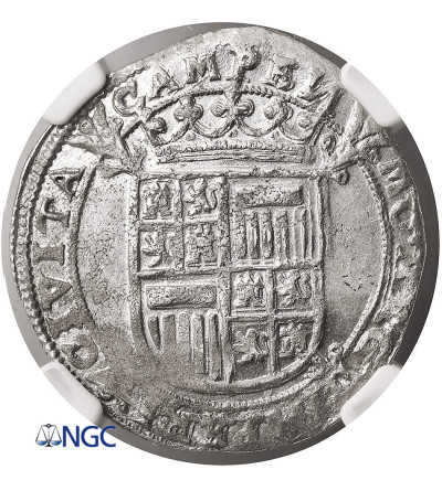 Niderlandy, Overijssel. Miasto Kampen. Arendschelling / Adlerschilling, (6 Stiuver) bez daty, Rudolfa II, 1576-1616 - NGC MS 64