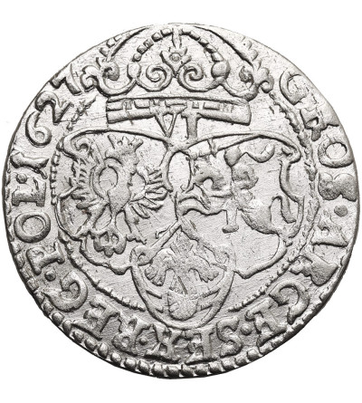 Poland. Zygmunt III Waza, 1587-1632. Szostak (6 groszy) 1627, Krakow Mint