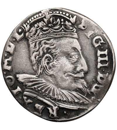 Poland / Lithuania. Sigismund III Vasa, 1587-1632. Trojak (3 Grosze) 1596, Vilnius mint