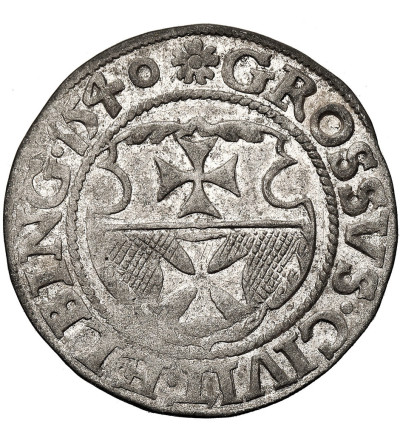 Poland. Zygmunt I Stary, 1506-1548. Grosz 1540 Elbląg (Elbing) Mint - PRVSSI