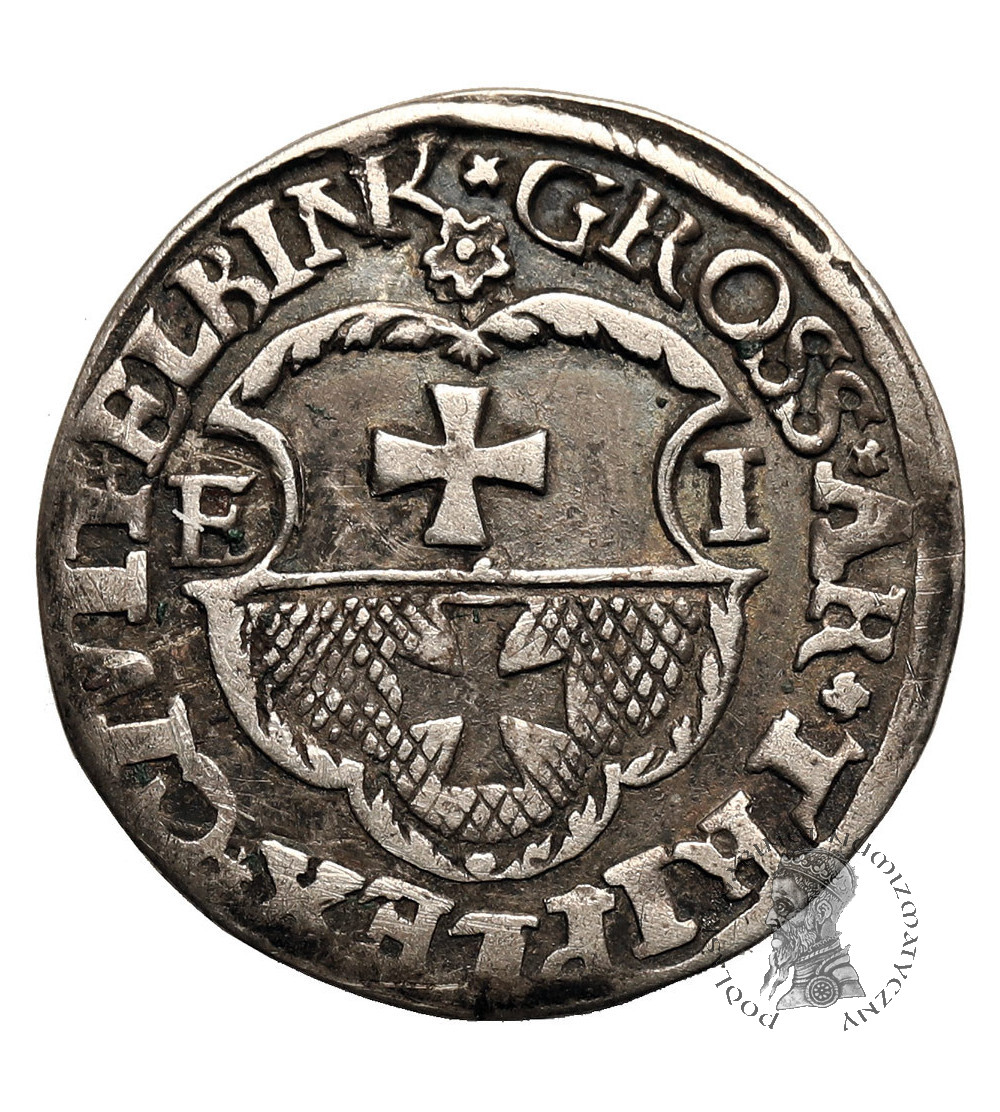 Poland. Zygmunt I Stary, 1506-1548. Trojak (3 grosze) 1536, Elbląg (Elbing) Mint - ELBINK