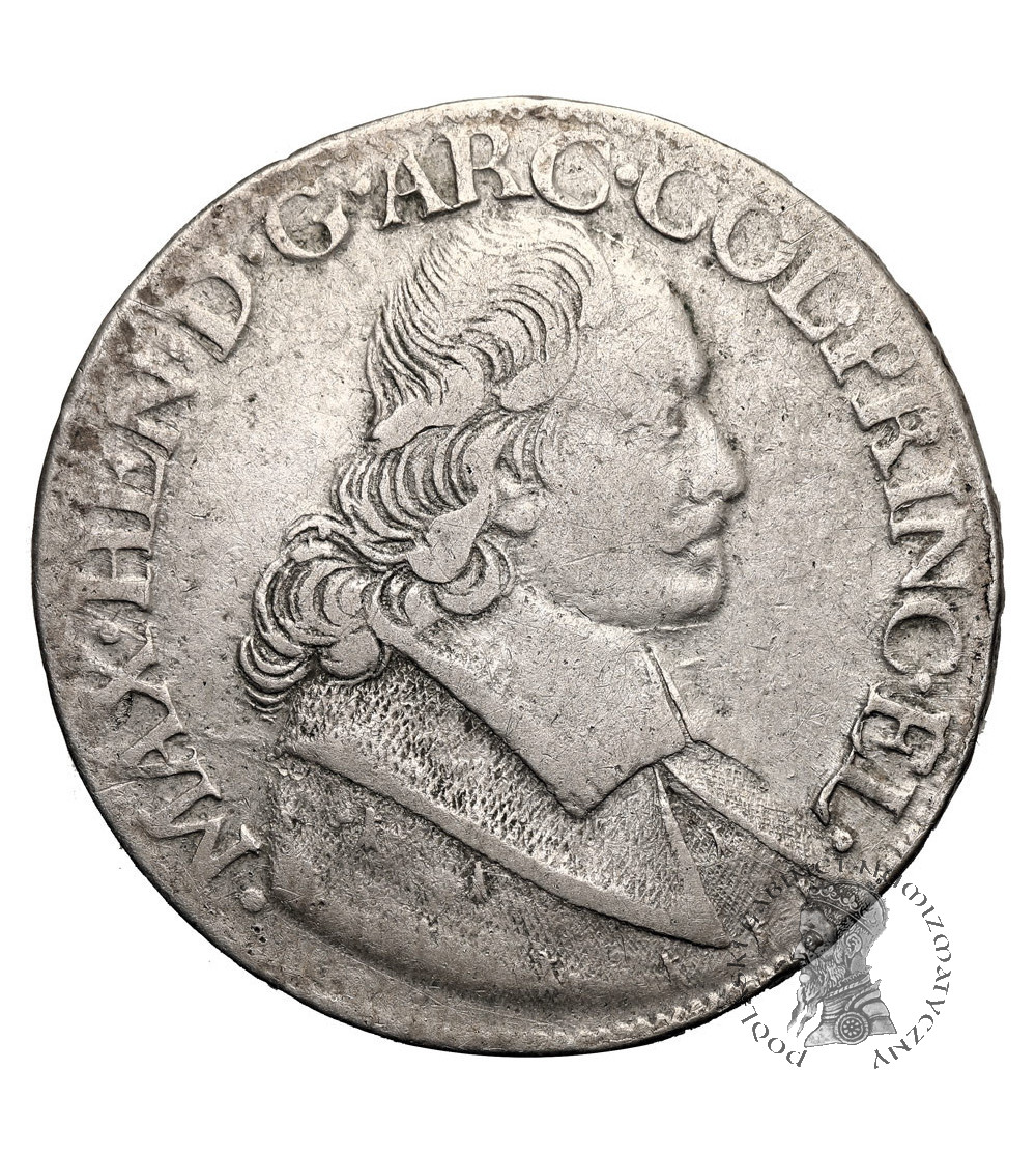 Belgium. Liege (Luik / Lüttich), Bishopric / Duchy. Maximilian Henry of Bavaria 1650-1688. Patagon (Thaler) 1676, Liege