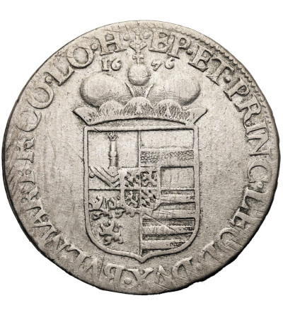 Belgia. Liege (Luik / Lüttich), biskupstwo / księstwo. Maximilian Heinrich Bawarski 1650-1688. Patagon  / talar 1676, Liege