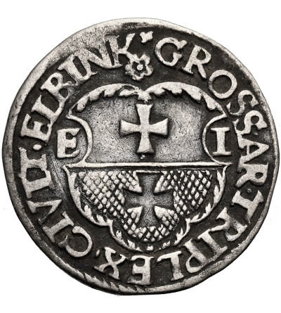 Polska. Zygmunt I Stary, 1506-1548. Trojak 1537, mennica Elbląg - ELBINK