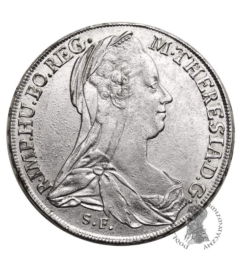 Austria (Święte Cesarstwo Rzymskie), Maria Teresa 1740-1780. Talar (Reichstaler ) 1780 SF, Günzburg (bity ok. 1789-1792