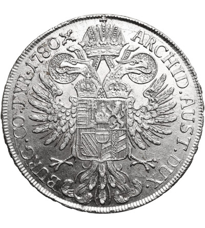 Austria (Święte Cesarstwo Rzymskie), Maria Teresa 1740-1780. Talar (Reichstaler ) 1780 SF, Günzburg (bity ok. 1789-1792