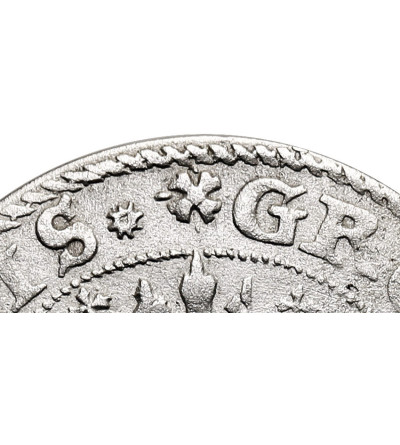 Polska. Stefan Batory, 1576-1586. Grosz 1578, mennica Gdańsk - gwiazdka i krzyżyk (odwrotka) RRR