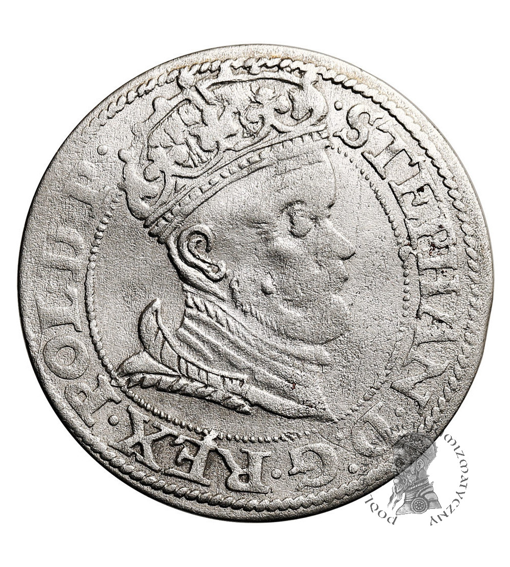 Poland, Stefan Batory 1576-1586. Grosz 1578, Gdansk (Danzig) -  star and cross (RRR)