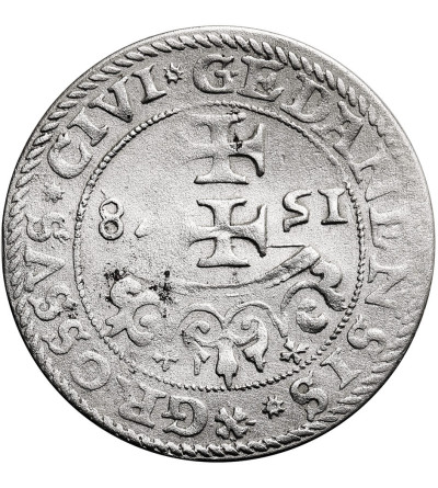 Poland, Stefan Batory 1576-1586. Grosz 1578, Gdansk (Danzig) -  star and cross (RRR)