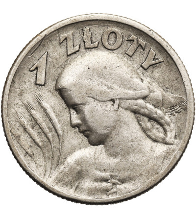 Poland, Second Republic. 1 Zloty 1925, London mint, woman with ears