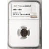 Polska. 1 grosz 1925, Warszawa - NGC MS 63 BN