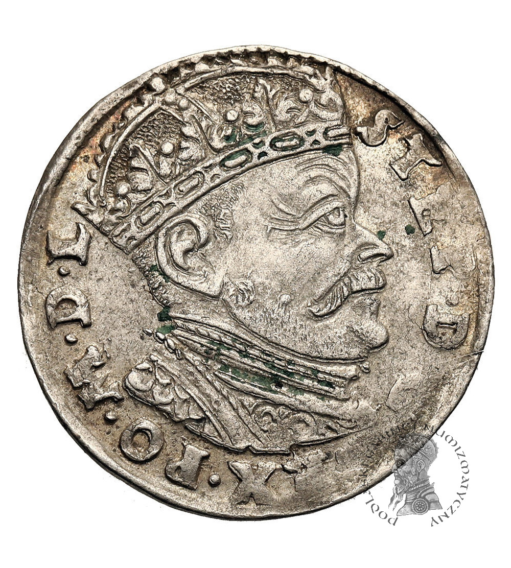 Poland / Lithuania. Stefan Batory, 1576-1586. Trojak (3 Groschen) 1584, Vilnius Mint