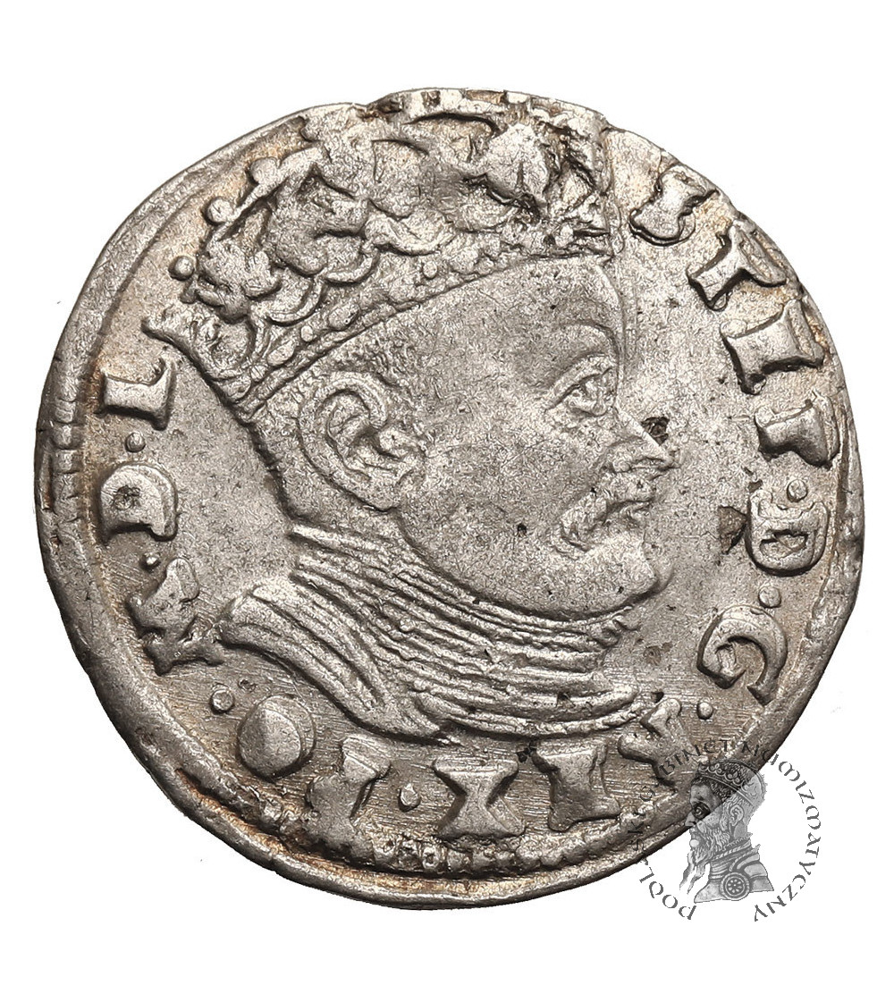 Poland / Lithuania. Stefan Batory, 1576-1586. Trojak (3 Groschen) 1584, Vilnius mint