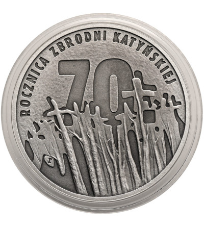 Polska. 10 złotych 2010, 70 Rocznica Zbrodni Katyńskiej