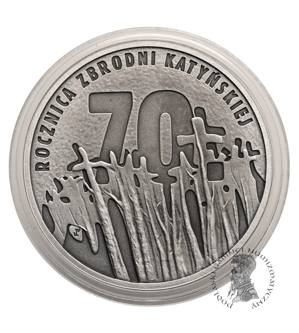 Polska. 10 złotych 2010, 70 Rocznica Zbrodni Katyńskiej