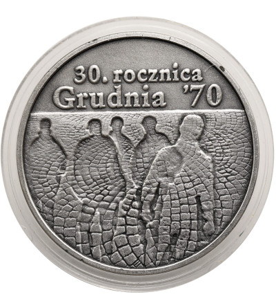Poland. 10 Zlotys 2000, 30th Anniversary of December `70