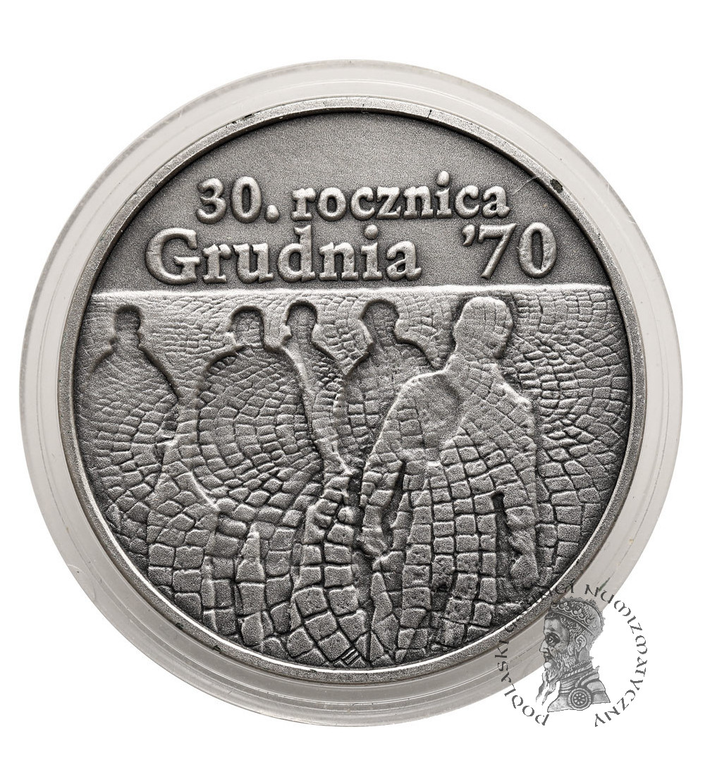 Polska. 10 złotych 2000, 30 Rocznica Grudnia`70