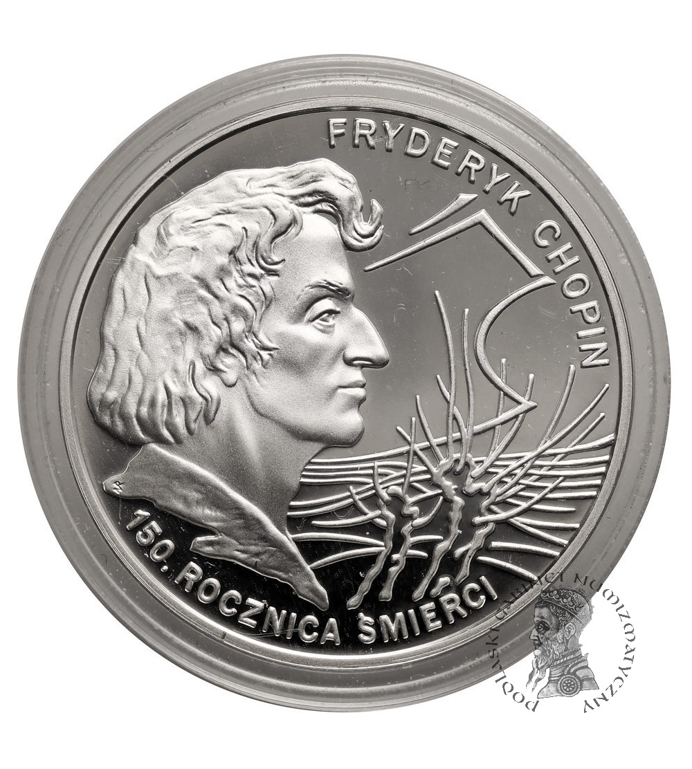 Polska. 10 złotych 1999, 150 Rocznica Śmierci Chopina - Proof