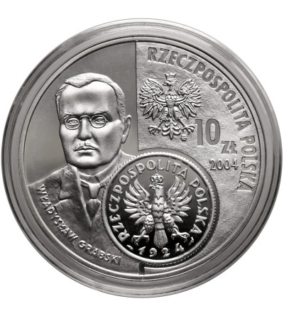 Polska. 10 złotych 2004, Dzieje Złotego, Władysław Grabski - Proof
