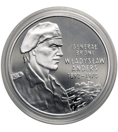 Polska. 10 złotych 2002, Generał Broni Władysław Anders (1892 - 1970) - Proof