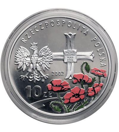 Poland. 10 Zlotys 2002, General of the Army Władysław Anders (1892–1970) - Proof