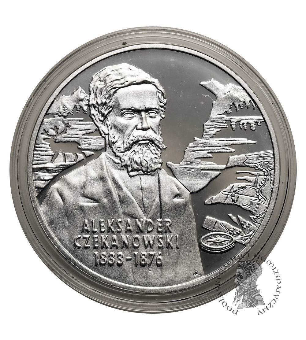 Poland. 10 Zlotys 2004, Aleksander Czekanowski (1833 - 1876) - Proof