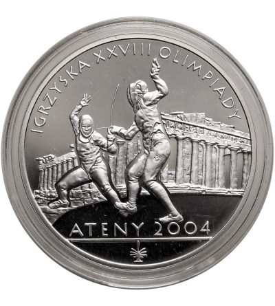 Poland. 10 Zlotys 2004, XXVIII Summer Olympic Games, Athens - Proof
