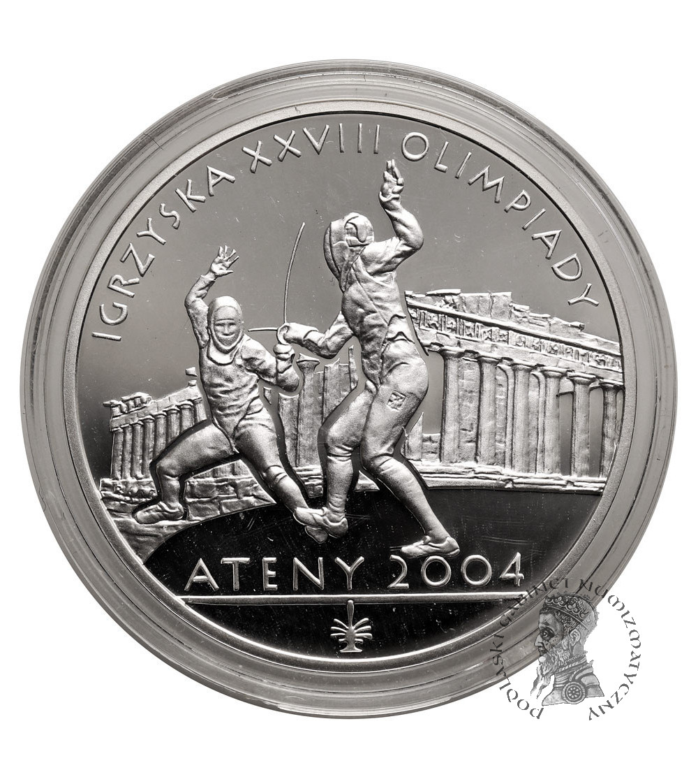 Poland. 10 Zlotys 2004, XXVIII Summer Olympic Games, Athens - Proof