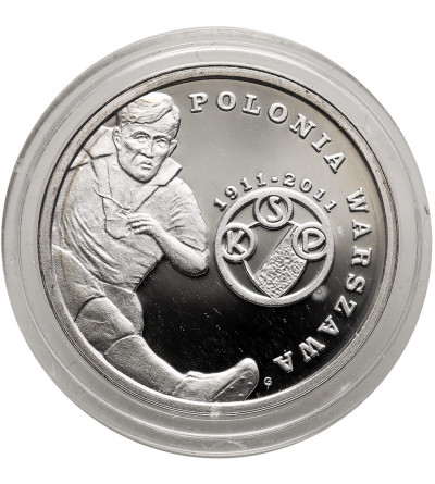 Polska. 5 złotych 2011, Polonia Warszawa - Polskie Kluby Piłkarskie - Proof